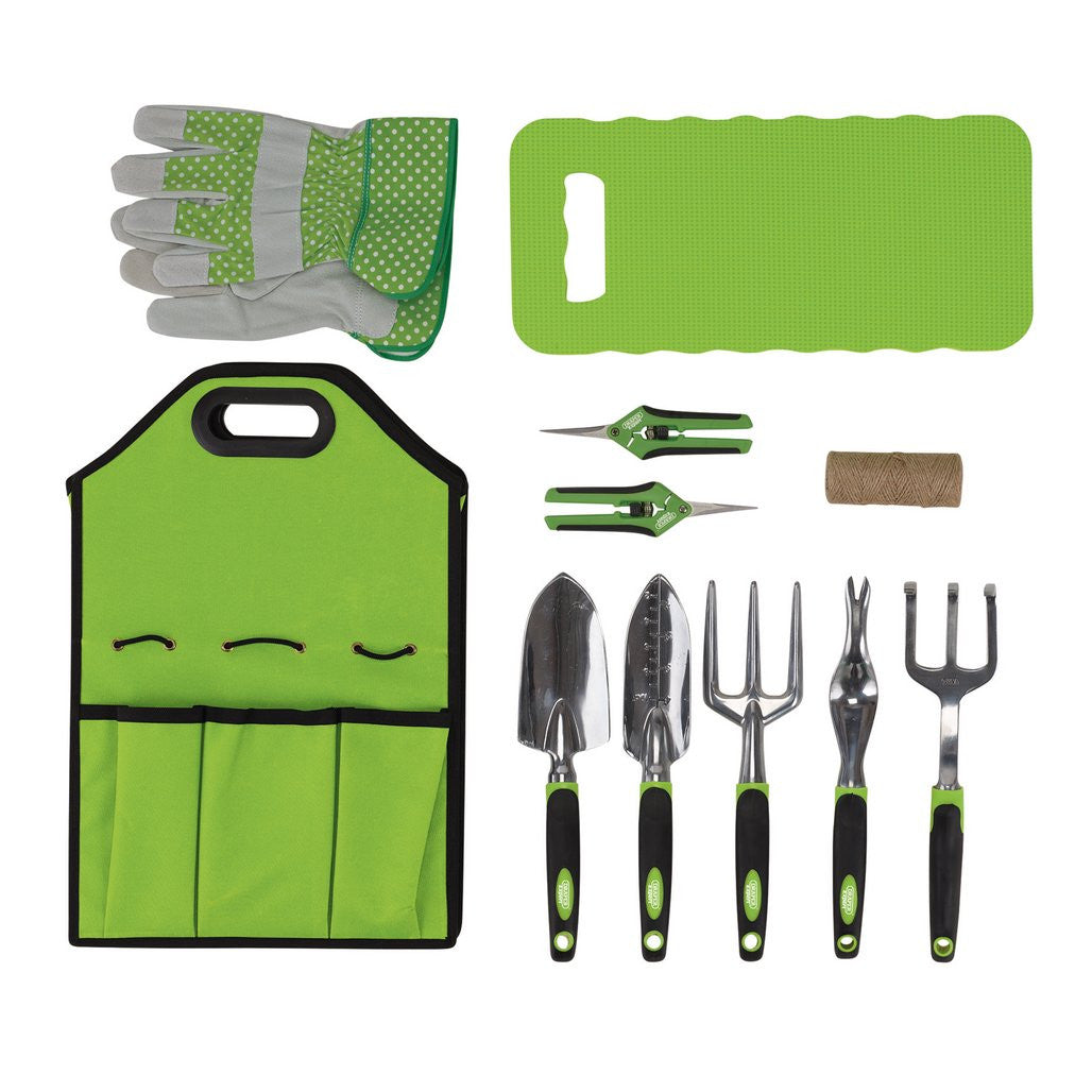 Draper Expert Aluminium Garden Tool Set with Storage Bag (11 Piece)  08998