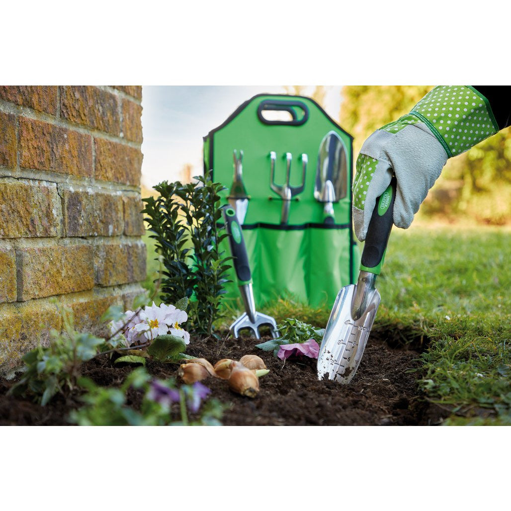 Draper Expert Aluminium Garden Tool Set with Storage Bag (11 Piece)  08998