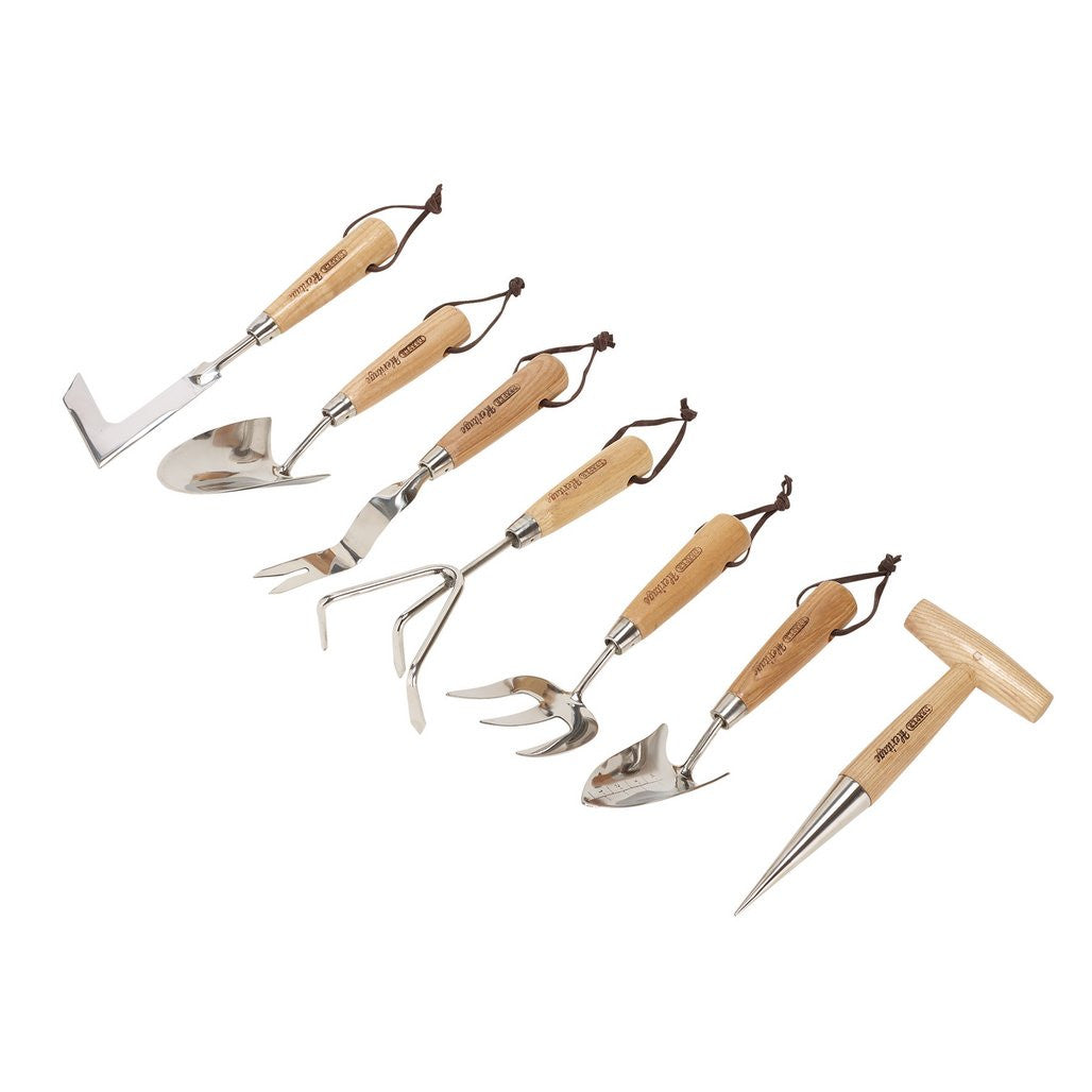 Draper Heritage Stainless Steel Garden Tool Set with Ash Handles (7 Piece)  09000