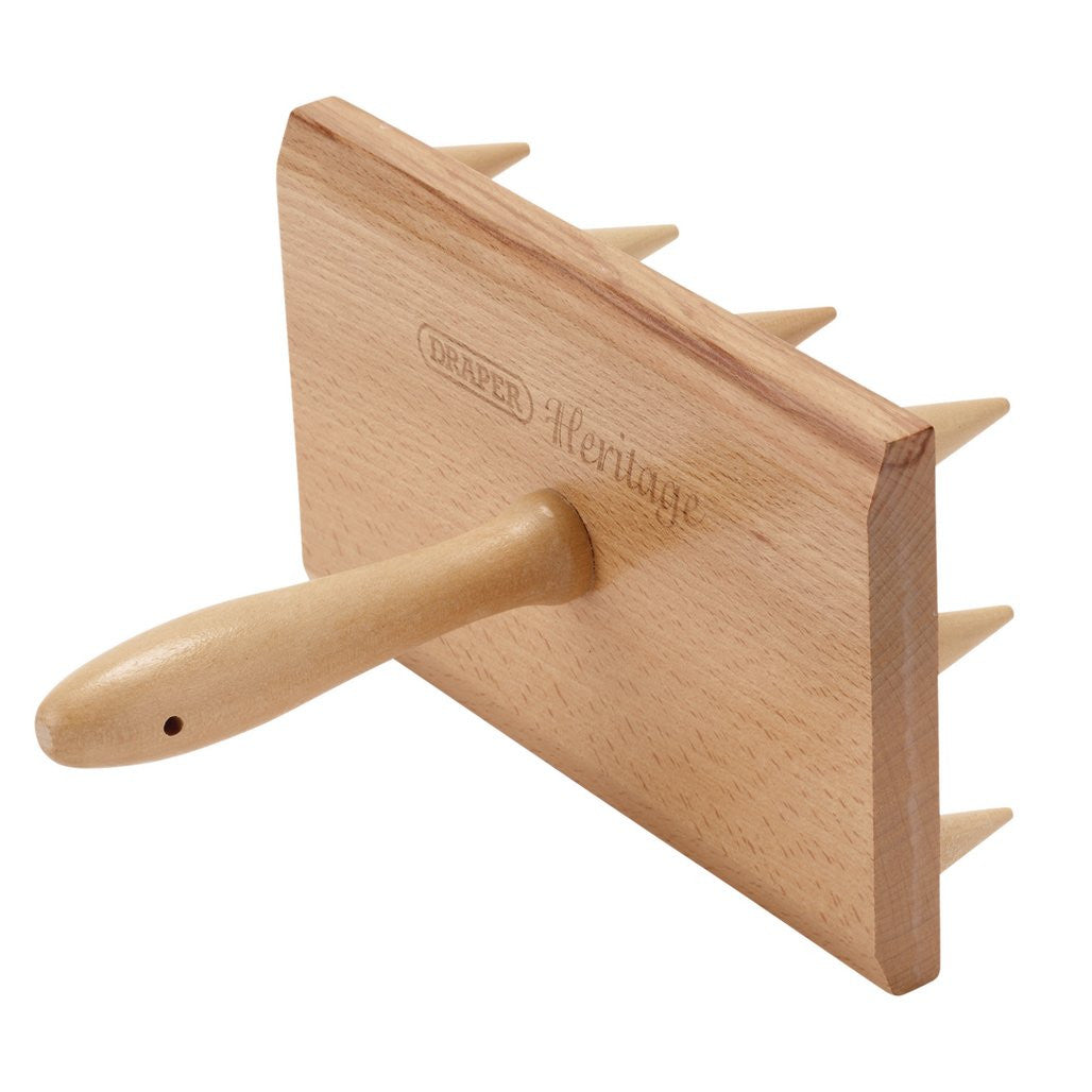 Draper Heritage Wooden Multi-Seed Tray Dibber with 12 Prongs, 120mm x 200mm  09003