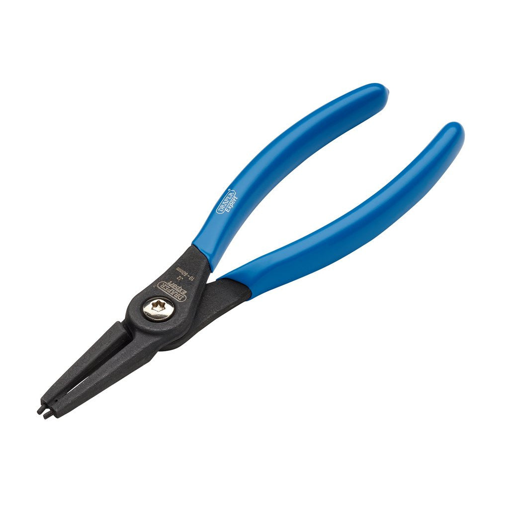 Draper Expert Straight Tip Internal Circlip Pliers, J2, 180mm  09017
