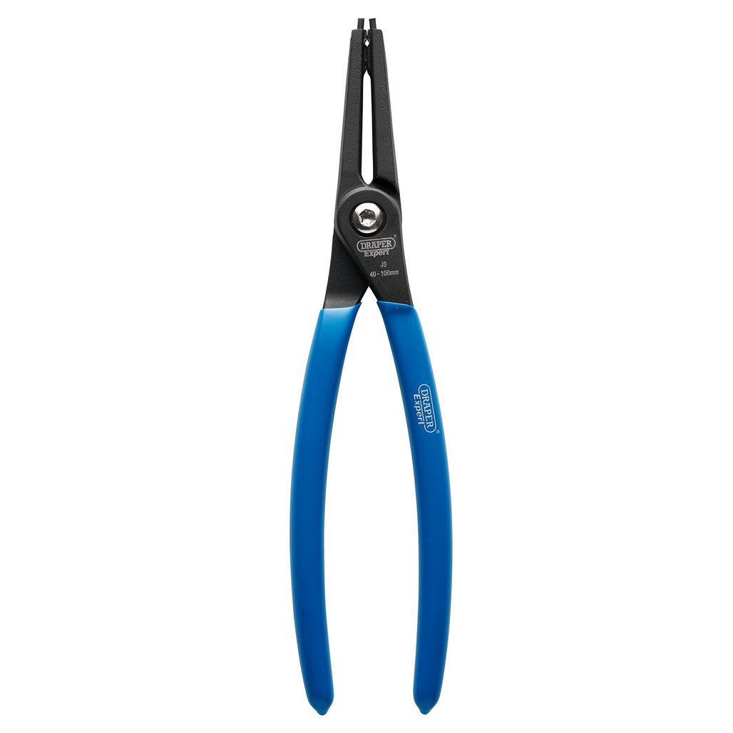 Draper Expert Straight Tip Internal Circlip Pliers, J3, 225mm  09024