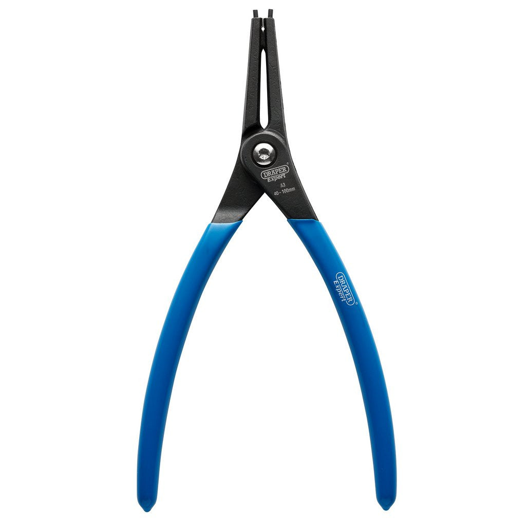 Draper Expert Straight Tip External Circlip Pliers, A3, 225mm  09038