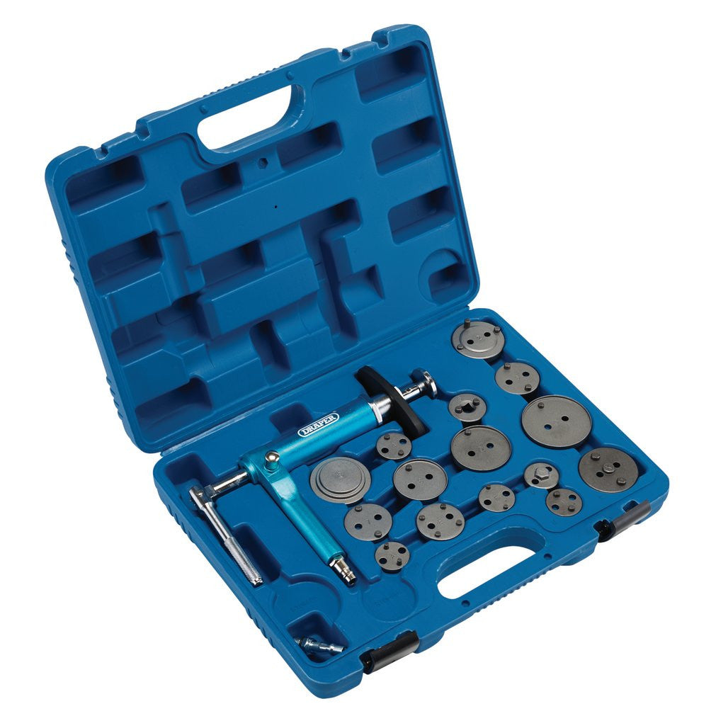 Draper Pneumatic Brake Caliper Wind-Back Tool Kit (16 Piece) 09443