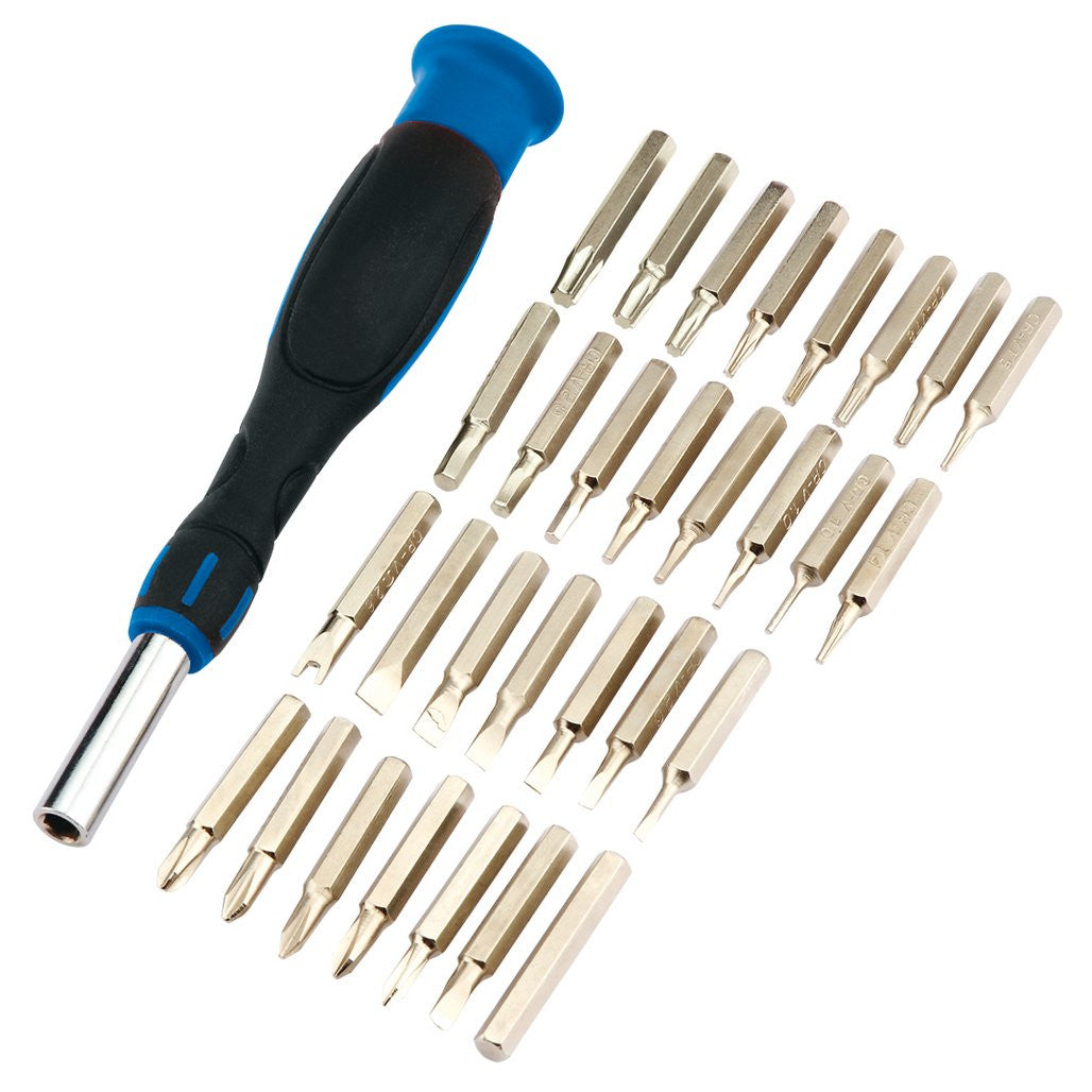 Draper Soft Grip Precision Screwdriver & Bit Set (31 Piece)  09550