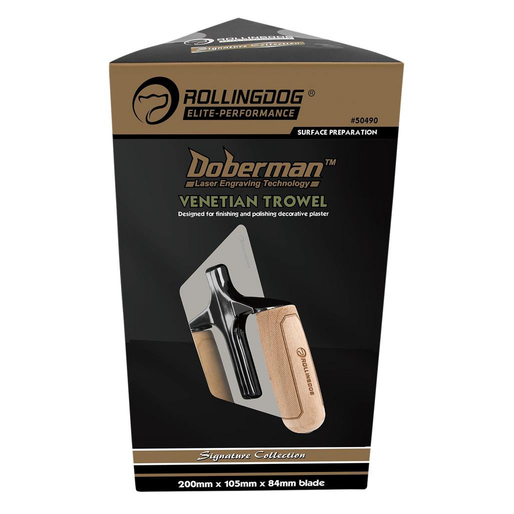 Draper ROLLINGDOG DOBERMAN™ Venetian Trowel, 200 x 105 x 84mm  09644