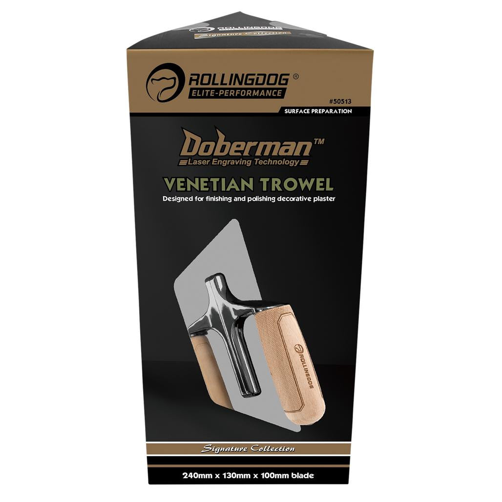 Draper ROLLINGDOG DOBERMAN™ Venetian Trowel, 240 x 130 x 100mm  09646