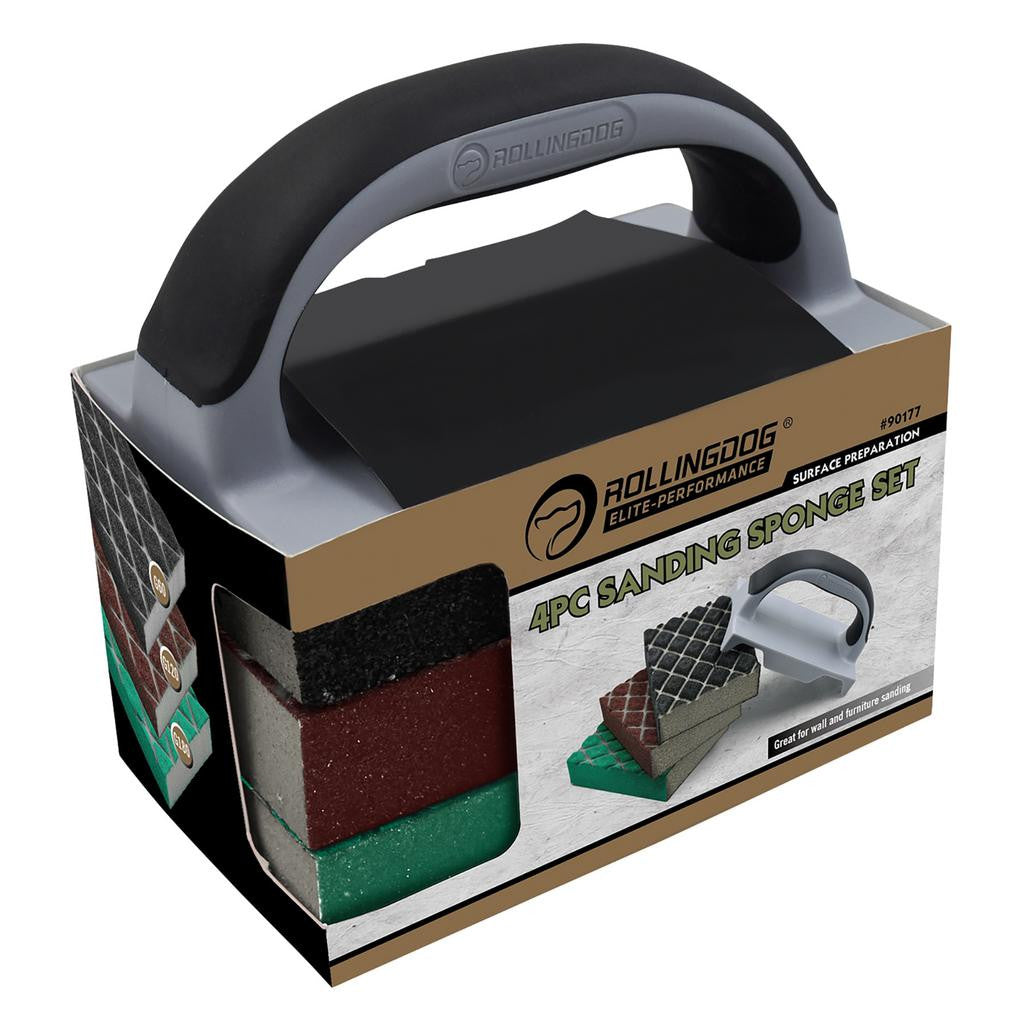 Draper ROLLINGDOG Sanding Sponge Set (4 Piece)  09652