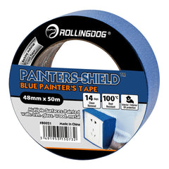 Draper ROLLINGDOG PAINTERS-SHIELD™ Blue Masking Tape, 50m x 48mm  09660