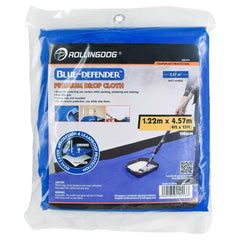 Draper ROLLINGDOG BLUE-DEFENDER™ Premium Drop Cloth, 1.2 x 4.5m  09664