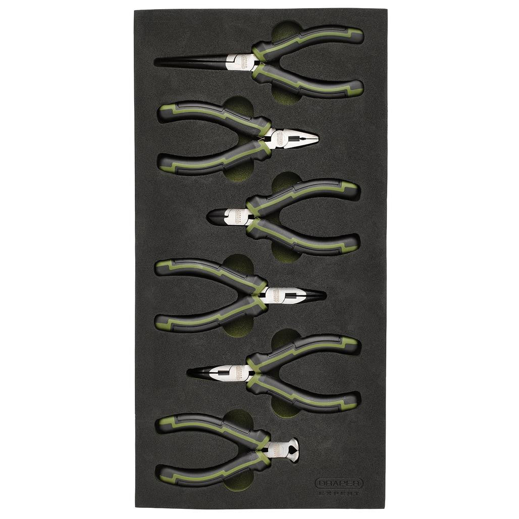 Draper Expert Mini Pliers Set in EVA Foam Tray (6 Piece)  09905