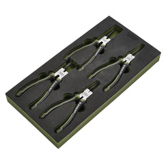 Draper Draper Expert Circlip Pliers Set in EVA Foam Tray, 180mm (4 Piece)