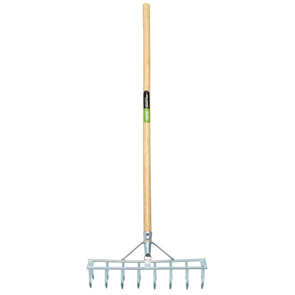 Draper Long Handled Steel Harrow Rake and Scarifier  09994