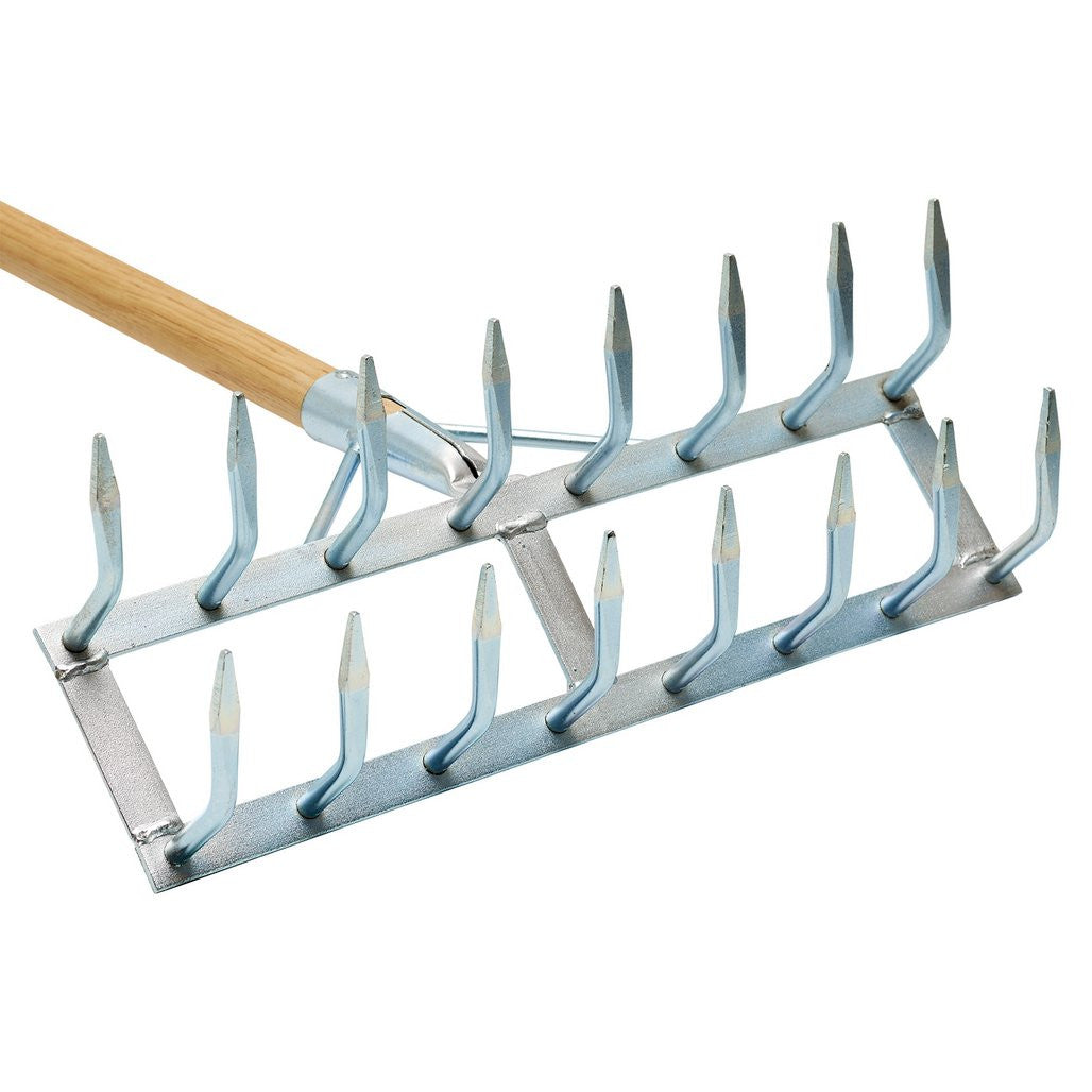 Draper Long Handled Steel Harrow Rake and Scarifier  09994