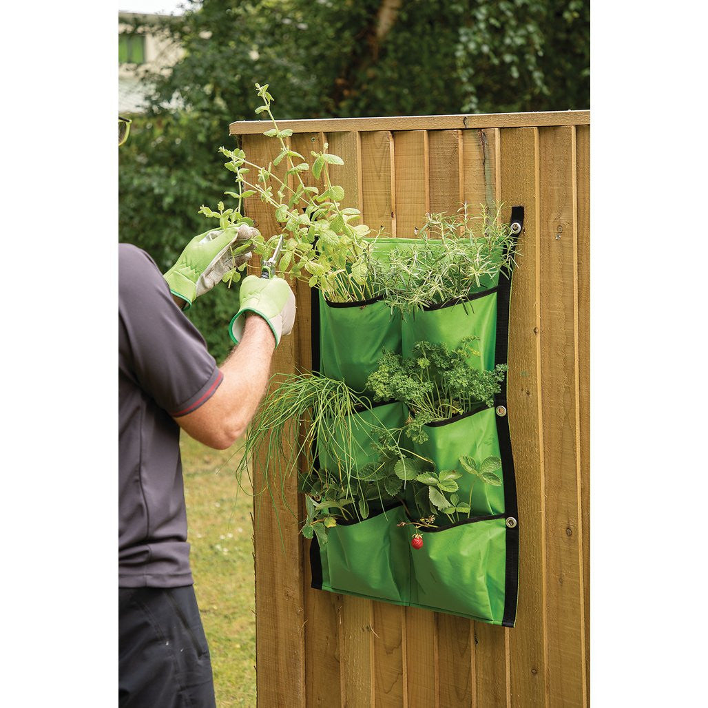 Draper 6-Section Fabric Hanging Grow Bag  10107