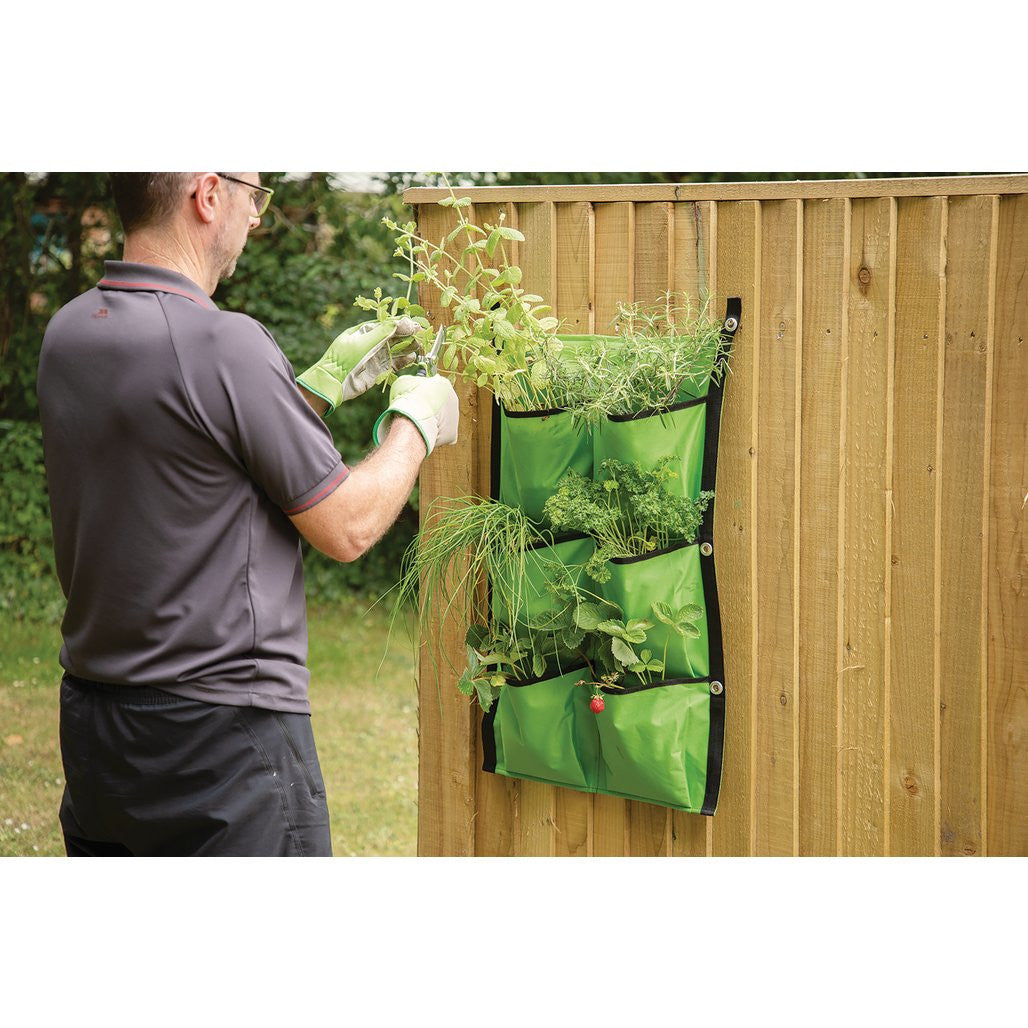 Draper 6-Section Fabric Hanging Grow Bag  10107