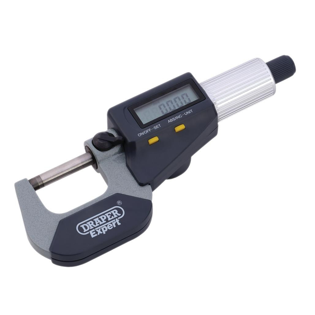 Draper Expert Digital External Micrometer, 0-25mm  10958