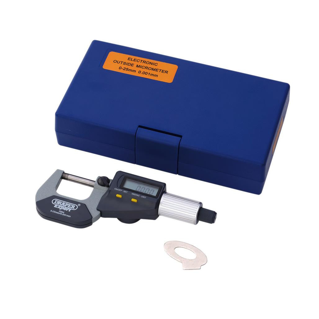 Draper Expert Digital External Micrometer, 0-25mm  10958