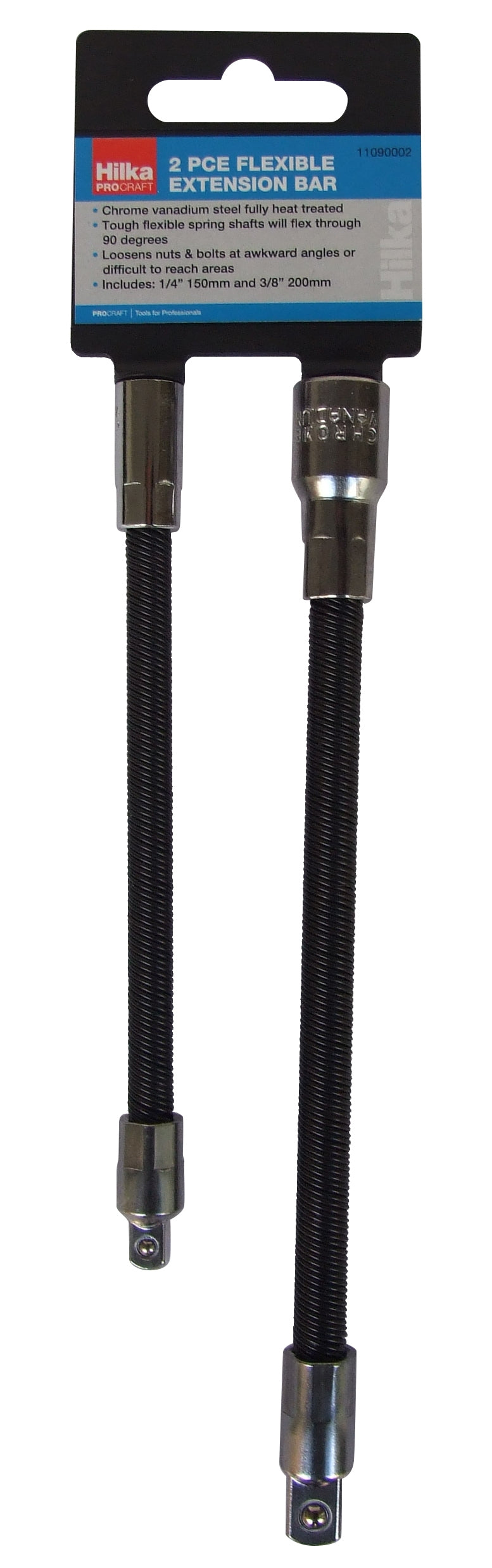 Hilka 2 pce Flexible Extension Bar 11090002