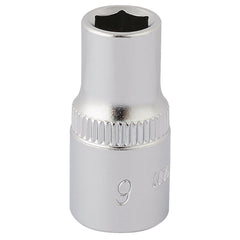 Draper Elora Hexagon Socket, 1/4" Sq. Dr., 6mm  11095