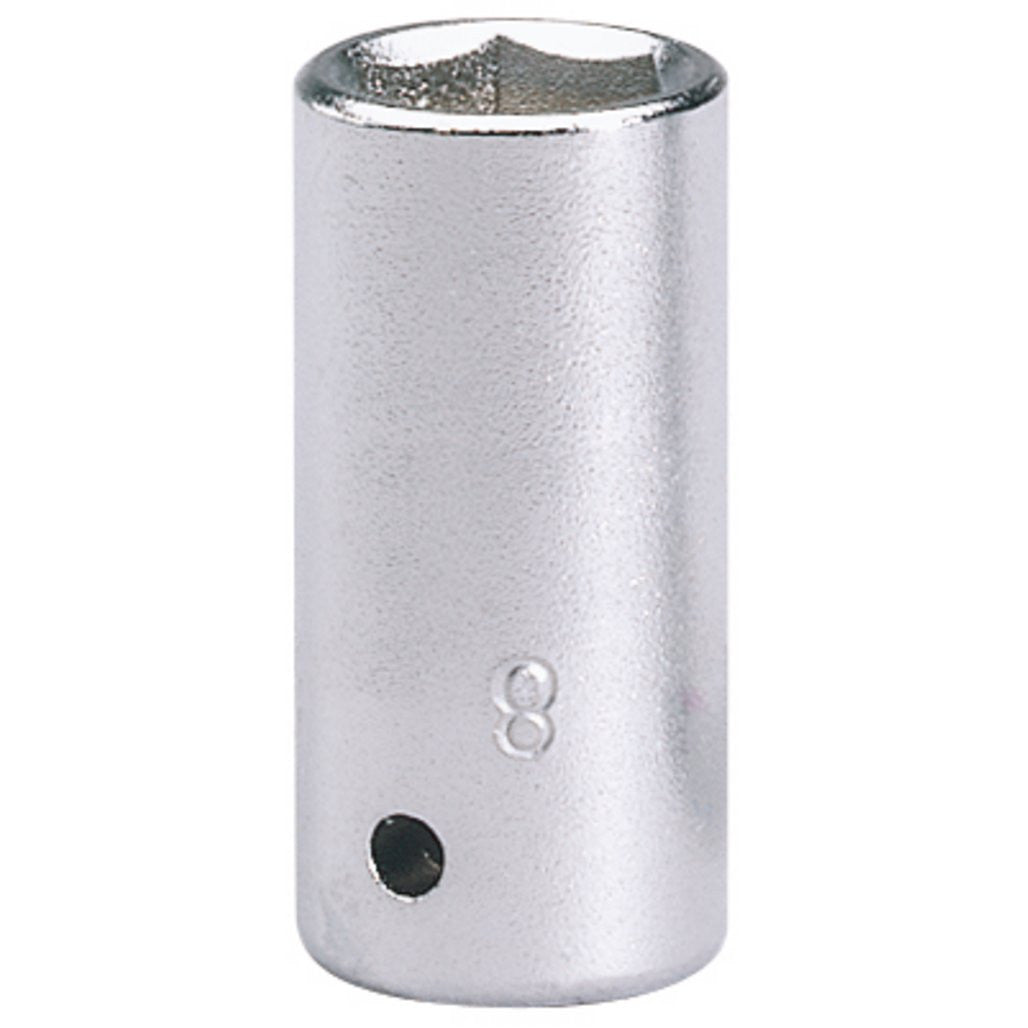 Draper Elora Hexagon Socket, 1/4" Sq. Dr., 8mm  11097