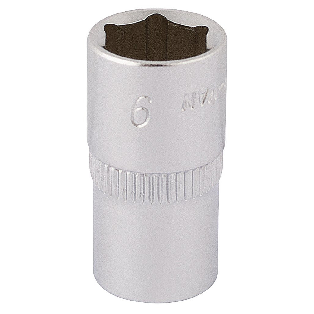 Draper Elora Hexagon Socket, 1/4" Sq. Dr., 9mm  11098