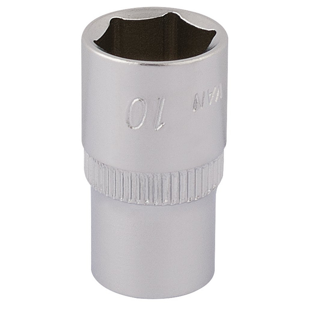 Draper Elora Hexagon Socket, 1/4" Sq. Dr., 10mm  11099