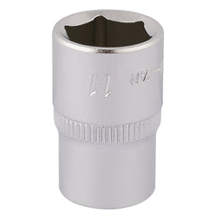 Draper Elora Hexagon Socket, 1/4" Sq. Dr., 11mm  11100