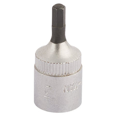 Draper Elora Hexagon Screwdriver Socket, 1/4" Sq. Dr., 3mm  11124