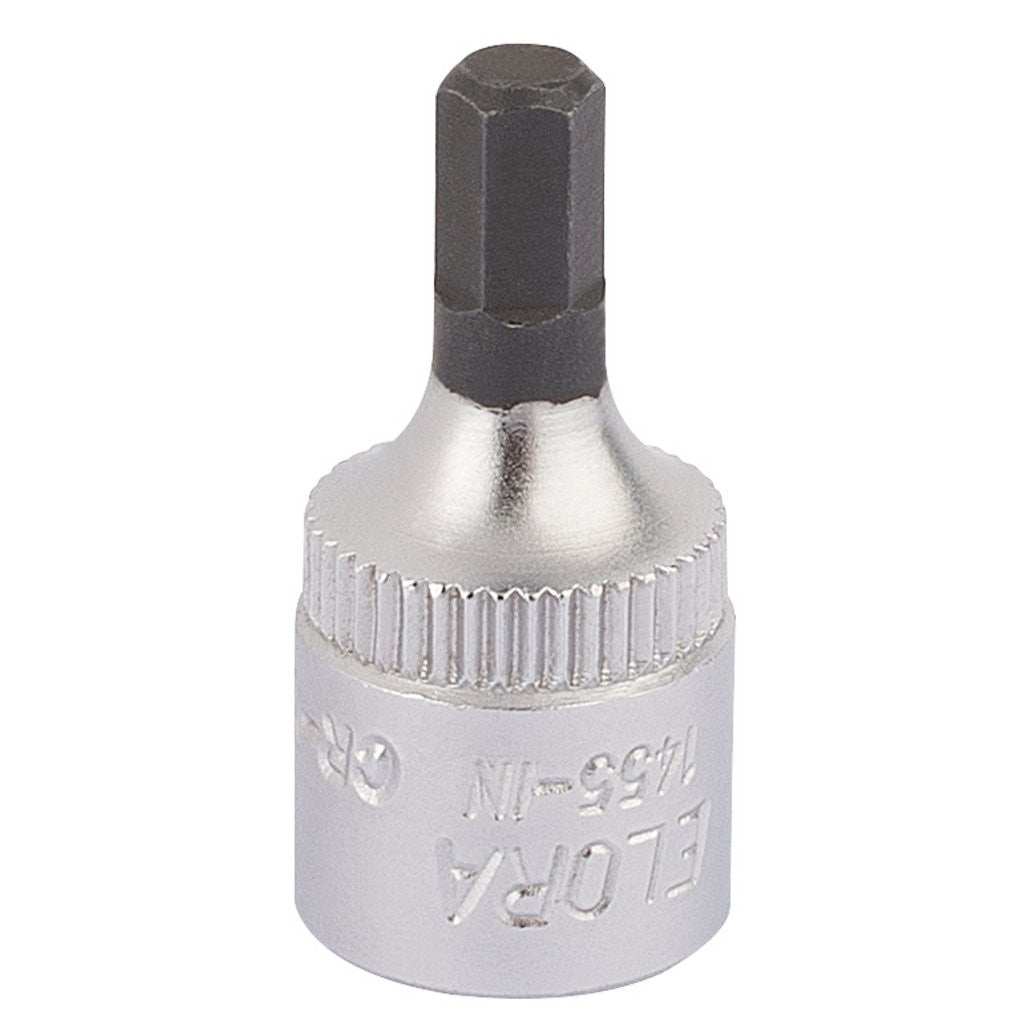 Draper Elora Hexagon Screwdriver Socket, 1/4" Sq. Dr., 4mm  11125