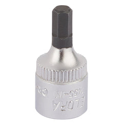Draper Elora Hexagon Screwdriver Socket, 1/4" Sq. Dr., 4mm  11125