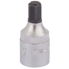 Draper Elora Hexagon Screwdriver Socket, 1/4" Sq. Dr., 5mm  11126