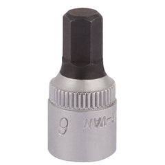 Draper Elora Hexagon Screwdriver Socket, 1/4" Sq. Dr., 6mm  11127