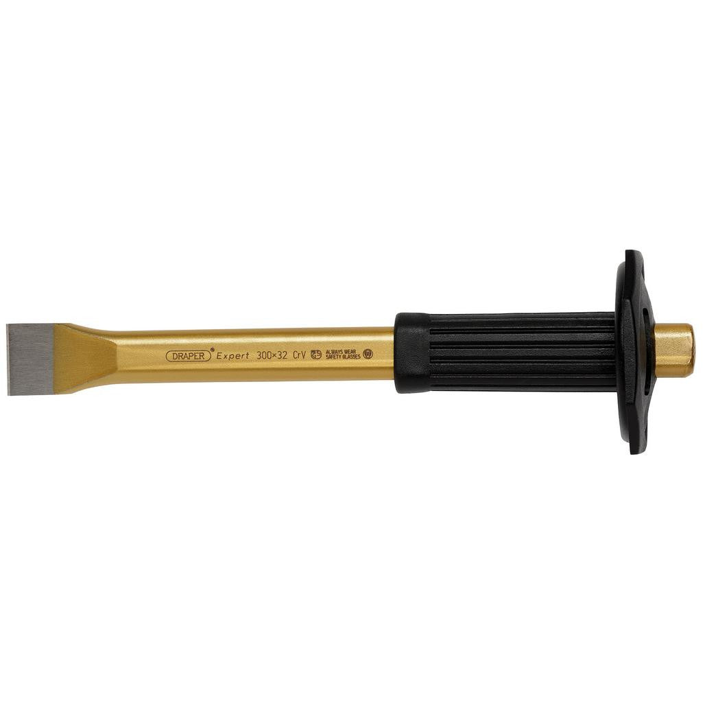 Draper Expert Flat Cold Chisel with Hand Grip, 300 x 32mm  11152