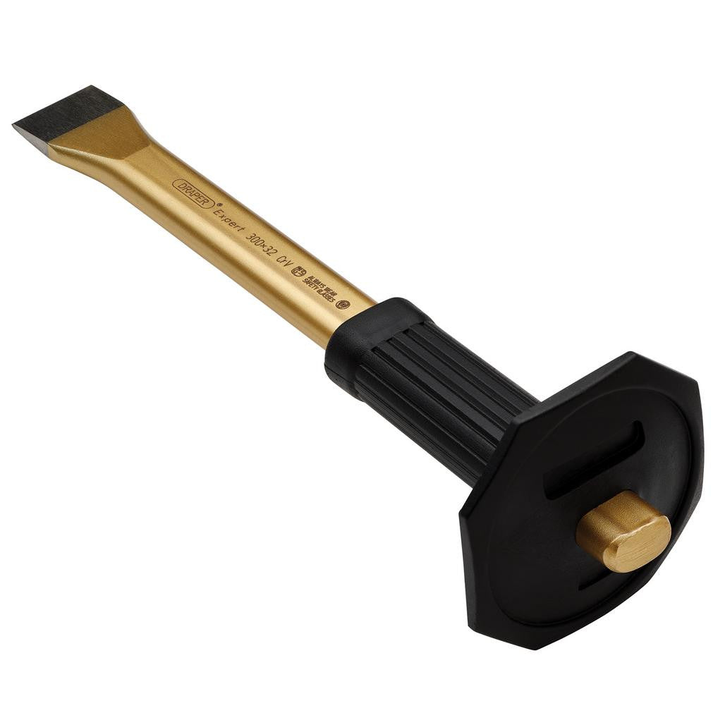 Draper Expert Flat Cold Chisel with Hand Grip, 300 x 32mm  11152