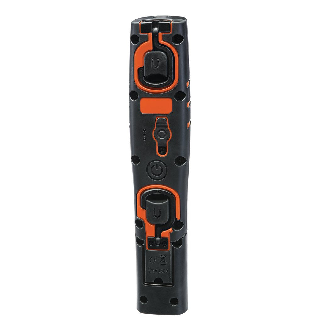 Draper COB/SMD LED Rechargeable Inspection Lamp, 10W, 1,000 Lumens, Orange,  1 x USB Charging Socket Supplied  11766