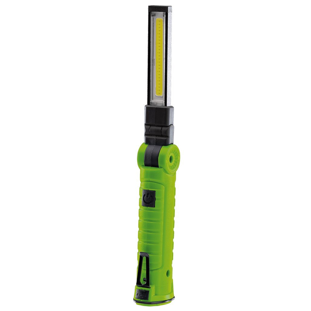 Draper COB/SMD LED Rechargeable Slimline Inspection Lamp, 3W, 170 Lumens, Green, 1 x USB Cable Supplied  11856