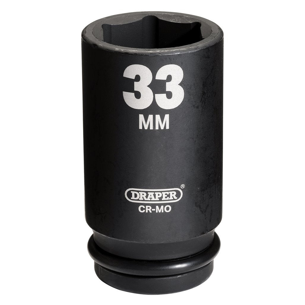Draper Hi-TORQ® Deep Impact Socket, 3/4" Sq. Dr., 33mm  11899