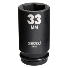 Draper Hi-TORQ® Deep Impact Socket, 3/4" Sq. Dr., 33mm  11899