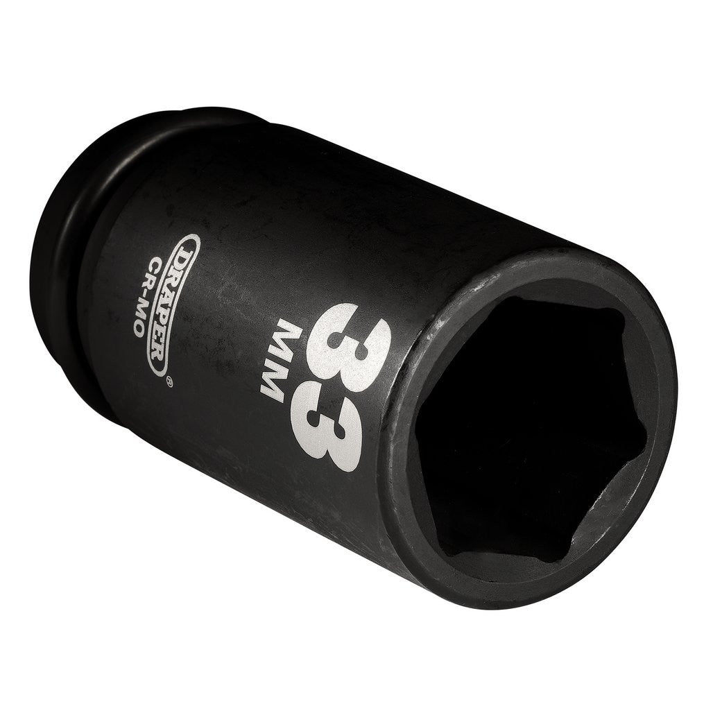 Draper Hi-TORQ® Deep Impact Socket, 3/4" Sq. Dr., 33mm  11899