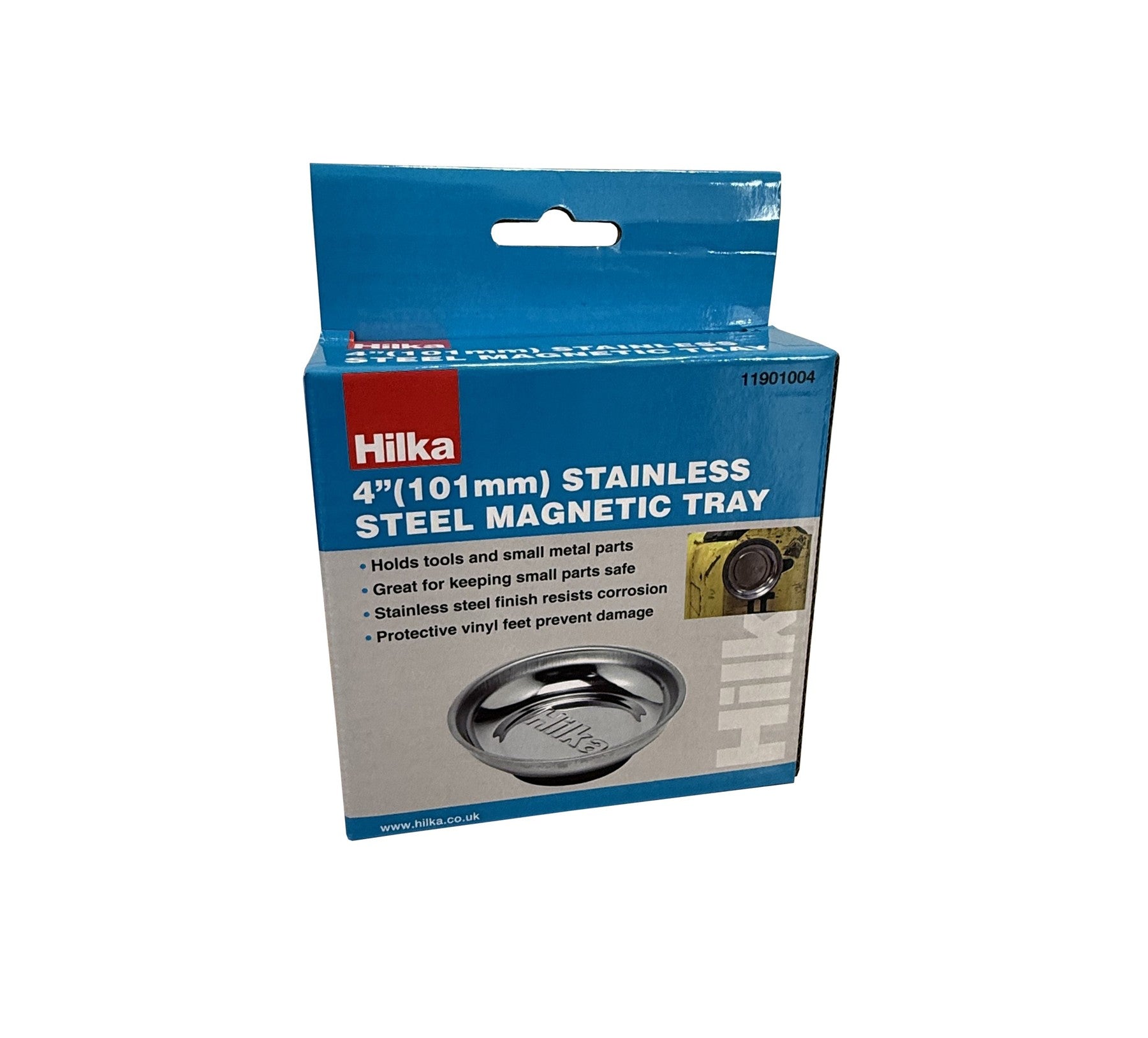 Hilka 4" Stainless Steel Magnetic Tray 11901004