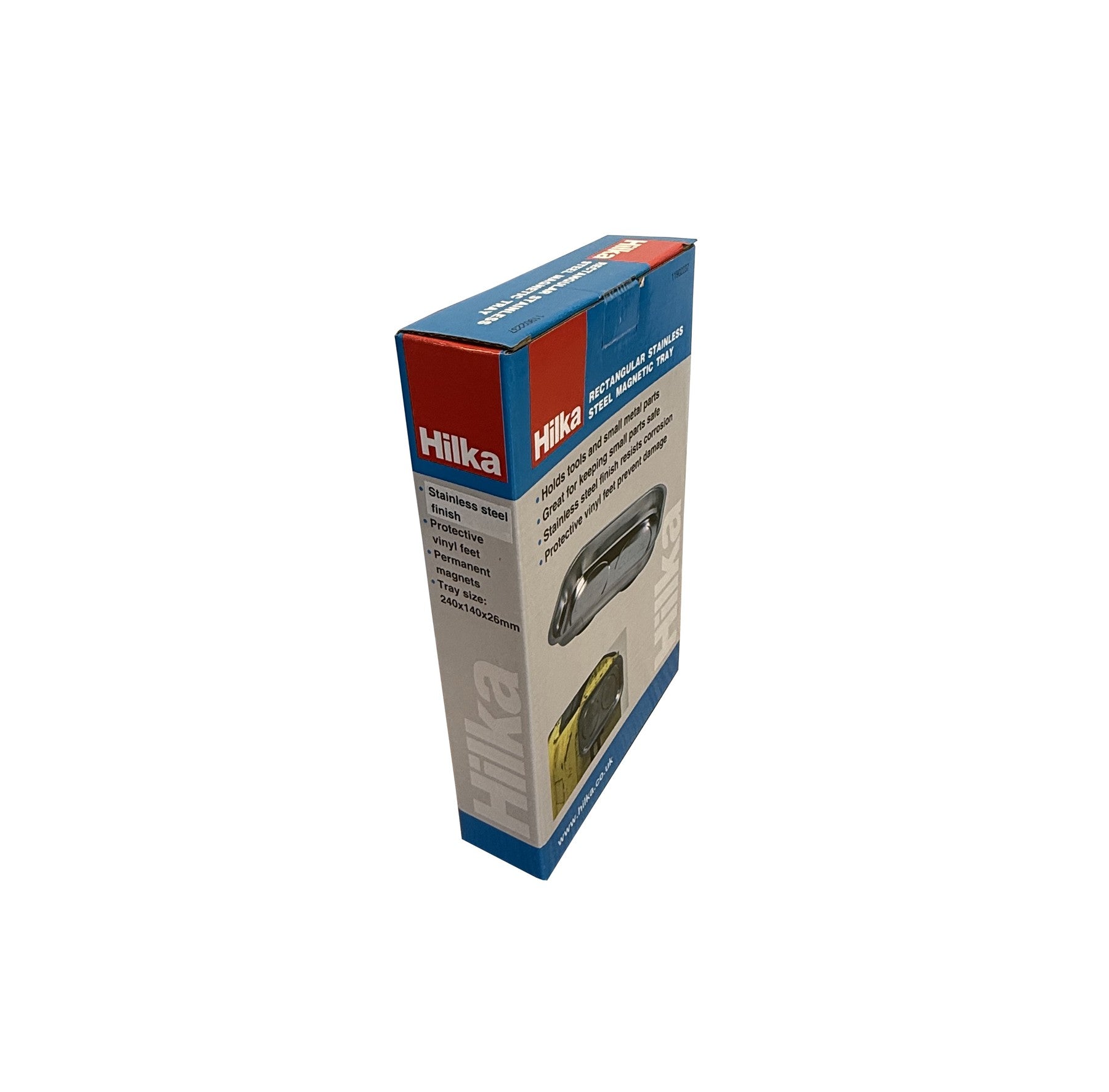 Hilka Rectangular Stainless Steel Mag Tray 11902237