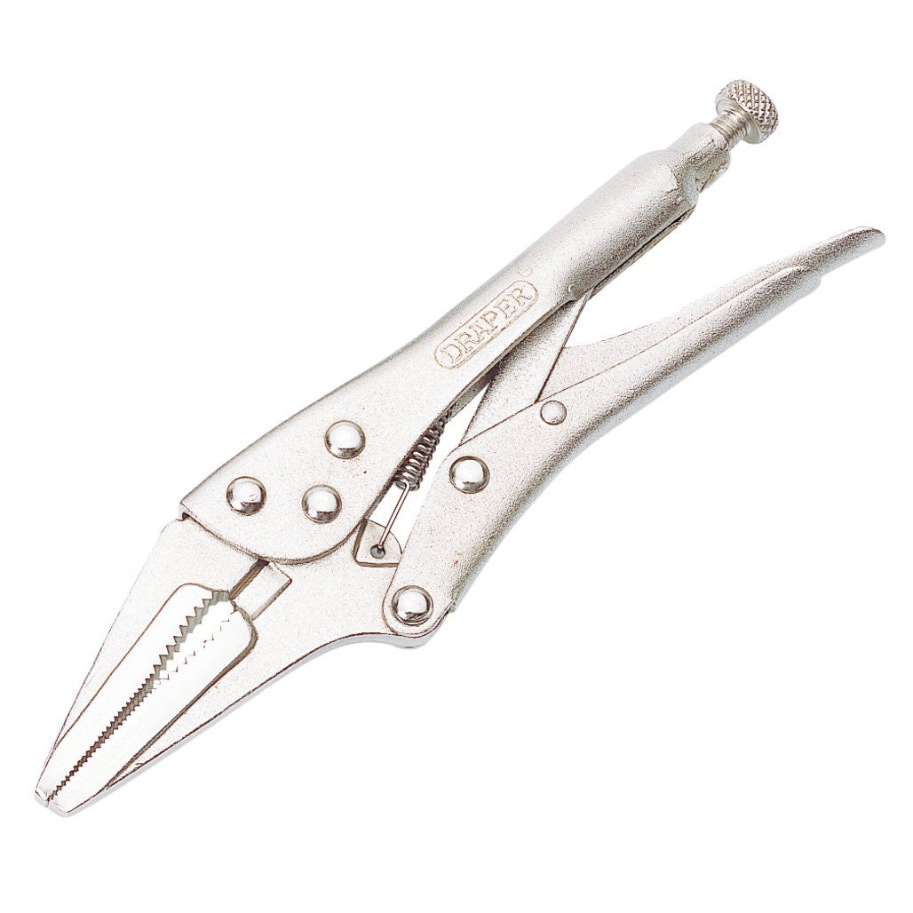 Draper Long Nose Self Grip Pliers, 220mm  11903