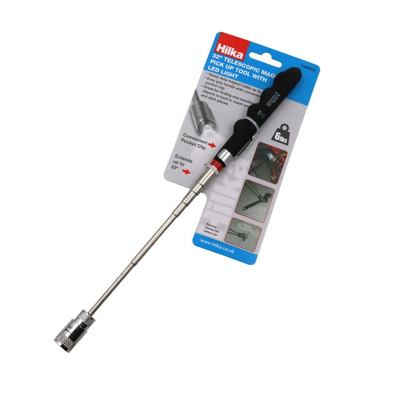 Hilka 32" Telescopic Mag Pick Up Tool & Light 11906032