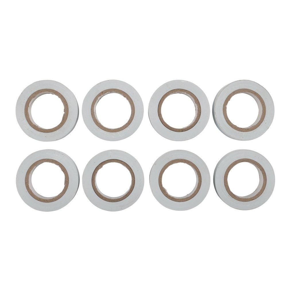 Draper Expert Insulation Tape to BSEN60454/Type2, 10m x 19mm, White (Pack of 8)  11911