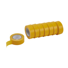 Draper Expert Insulation Tape to BSEN60454/Type2, 10m x 19mm, Yellow (Pack of 8)  11913