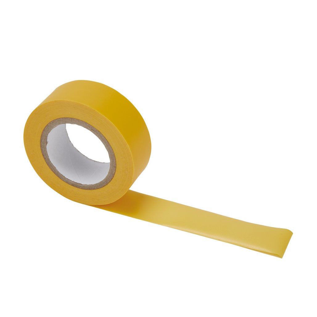 Draper Expert Insulation Tape to BSEN60454/Type2, 10m x 19mm, Yellow (Pack of 8)  11913