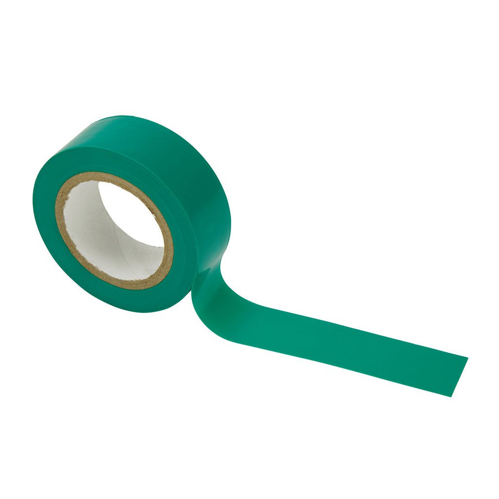 Draper Expert Insulation Tape to BSEN60454/Type2, 10m x 19mm, Green (Pack of 8)  11914