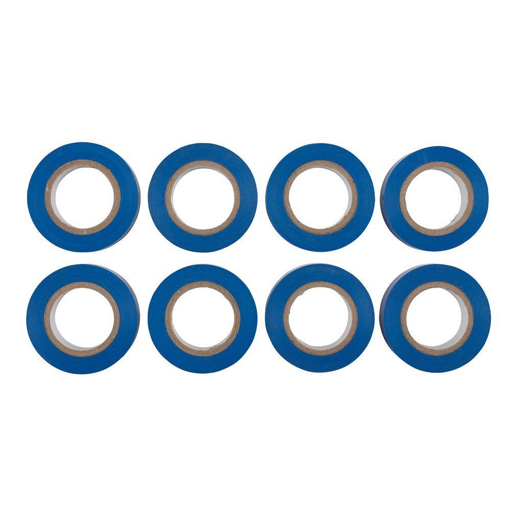 Draper Expert Insulation Tape to BSEN60454/Type2, 10m x 19mm, Blue (Pack of 8)  11915