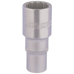 Draper Elora Deep Bi-Hexagon Socket, 1/2" Sq. Dr., 24mm  11937